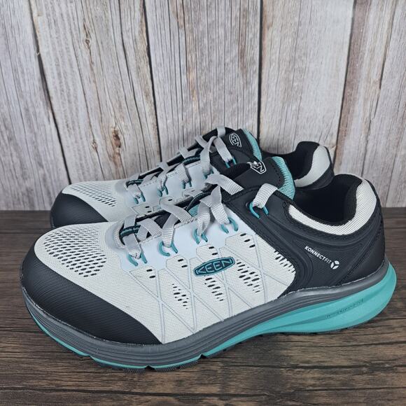 Keen Shoes - KEEN Vista Energy Utility Carbon Toe Work Shoes Women's Sz 9 M Vapor Porcelain